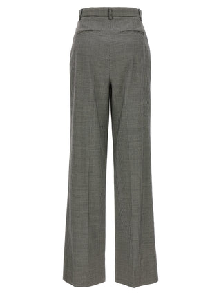 Pantalones casuales bicolor de elastano