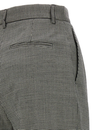 Pantalones casuales bicolor de elastano