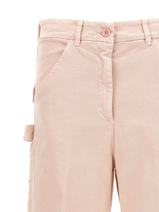 Pantalones cargo de algodón multicolor