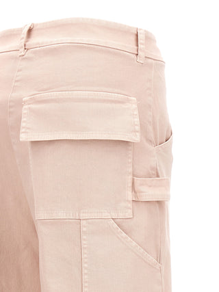 Pantalones cargo de algodón multicolor
