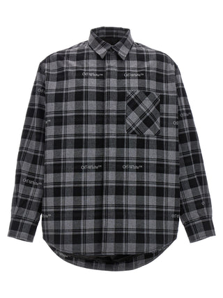 Gray Cotton Shell Jacket