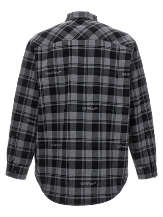 Gray Cotton Shell Jacket