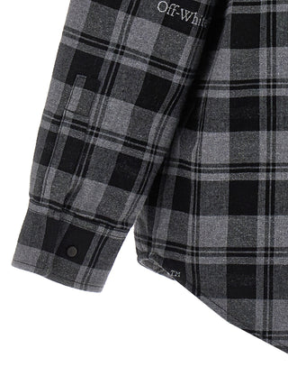 Gray Cotton Shell Jacket
