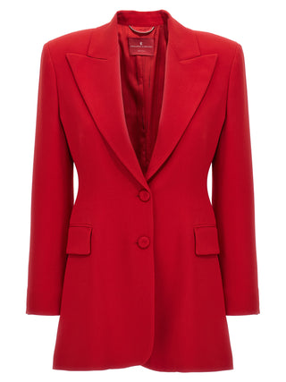 Blazer multicolor de viscosa