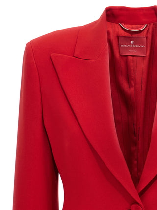 Blazer multicolor de viscosa