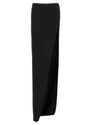 Black Lamb Leather Mini Skirt