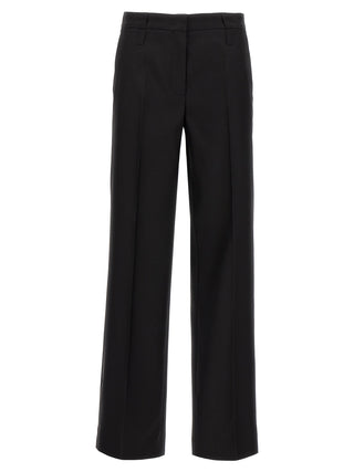Black Virgin Wool Dress Pants