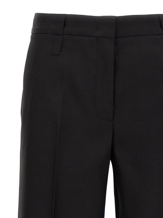 Black Virgin Wool Dress Pants