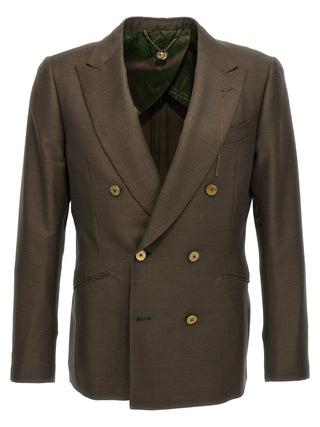 Bicolor Wool Blazer