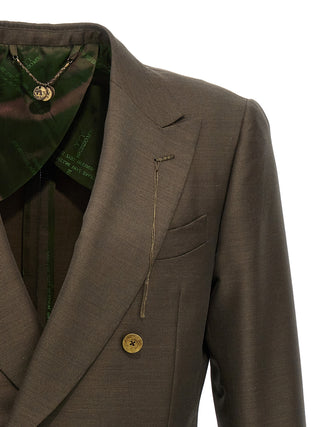 Bicolor Wool Blazer