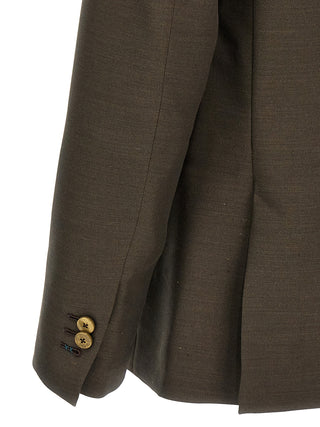 Bicolor Wool Blazer
