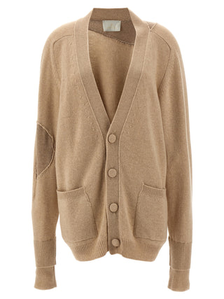 Beige Cashmere Cardigan