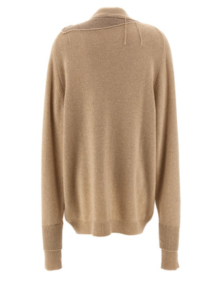 Beige Cashmere Cardigan