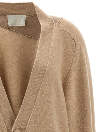 Beige Cashmere Cardigan