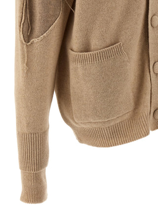 Beige Cashmere Cardigan
