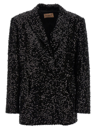 Black Polyester Blazer