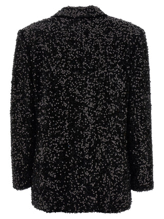Black Polyester Blazer