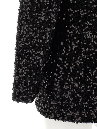 Black Polyester Blazer