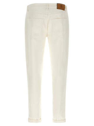 White Cotton Jeans Denim