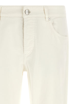 White Cotton Jeans Denim