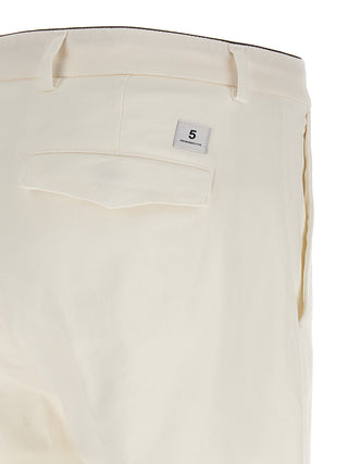 White Cotton Pants