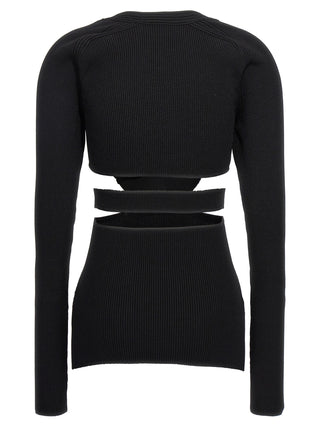 Black Viscose Cardigan