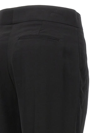 Pantalones de vestir de viscosa negra