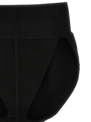 Black Cashmere Briefs