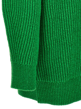 Bicolor Cotton Cardigan