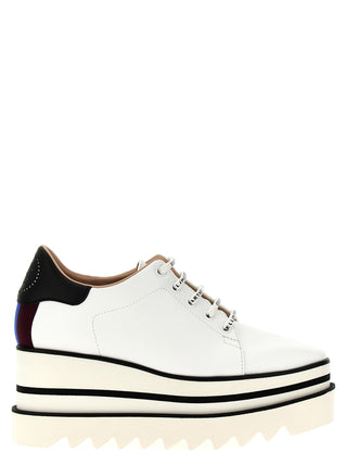 Bicolor Polyethylene Wedge Sandals
