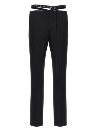 Black Virgin Wool Dress Pants