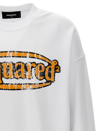 White Cotton Sweatshirt