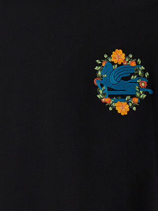 Black Cotton T-Shirt