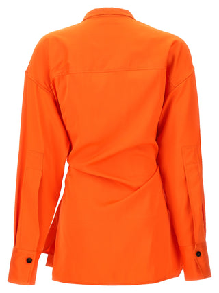 Blusa naranja de viscosa