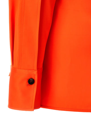 Blusa naranja de viscosa