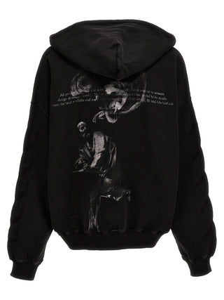 Sudadera gris de algodón