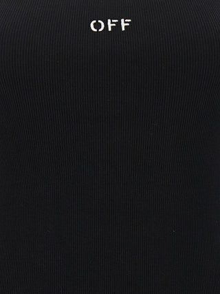 Black Cotton Short Dress