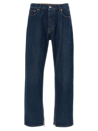 Blue Cotton Jeans Denim