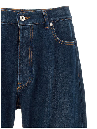 Blue Cotton Jeans Denim