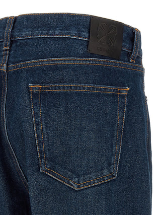 Blue Cotton Jeans Denim