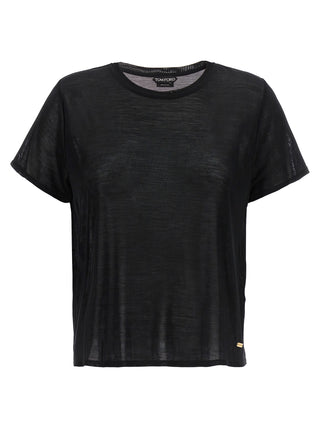 Black Silk T-Shirt