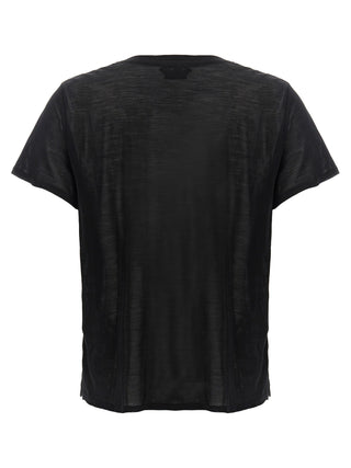 Black Silk T-Shirt