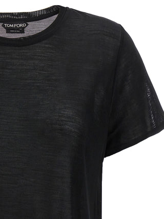 Black Silk T-Shirt
