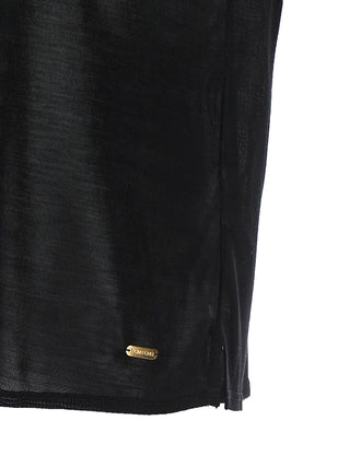 Black Silk T-Shirt
