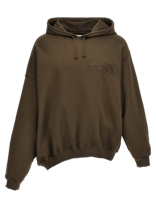 Sudadera marrón de algodón