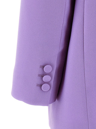 Purple Polyester Blazer