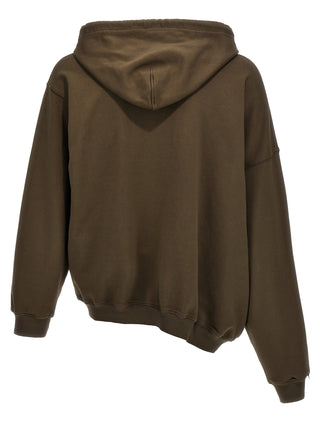 Sudadera marrón de algodón
