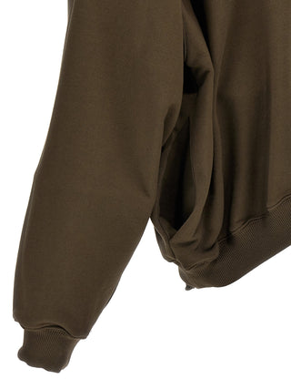 Sudadera marrón de algodón