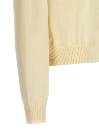 Bicolor Wool Cardigan