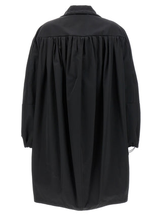 Black Polyester Parka